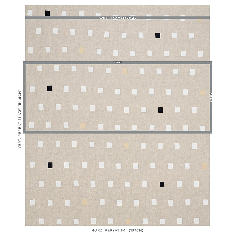 SCHUMACHER  CAROLINE Z HURLEY INKWELL HAND BLOCK PRINTS PRINTS NATURAL   - 179920