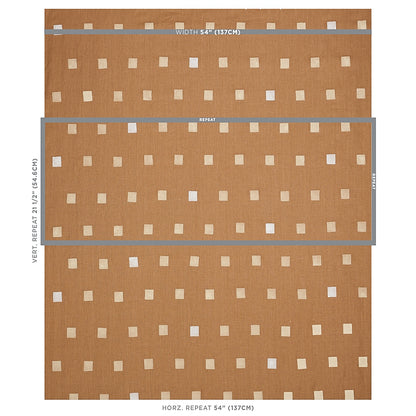 SCHUMACHER  CAROLINE Z HURLEY INKWELL HAND BLOCK PRINTS PRINTS CAMEL   - 179921