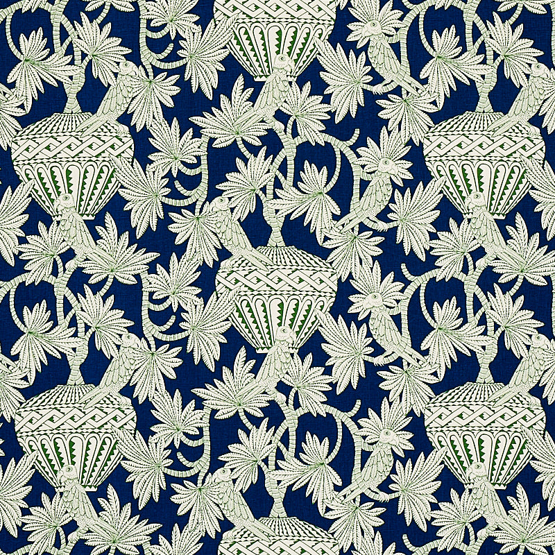 SCHUMACHER  MYSTIQUE SANTAREM PRINTS PRINTS NAVY   - 179940