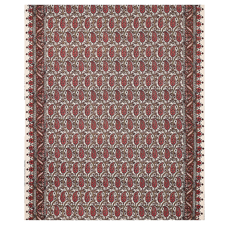 SCHUMACHER  CABANA DARIA PAISLEY PRINTS PRINTS MAROON   - 179960