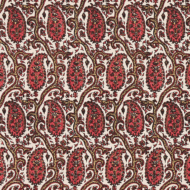 SCHUMACHER  CABANA DARIA PAISLEY PRINTS PRINTS MAROON   - 179960