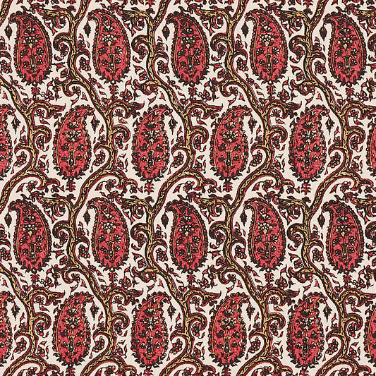 SCHUMACHER  CABANA DARIA PAISLEY PRINTS PRINTS MAROON   - 179960