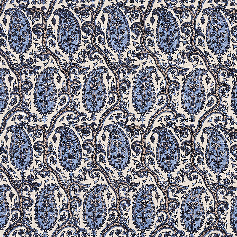 SCHUMACHER  CABANA DARIA PAISLEY PRINTS PRINTS INDIGO   - 179961