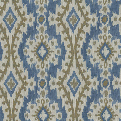 NICHOLASJOHN INC NJ-WHISTLER Blue Ridge Ikat   Fabric - NJ25-3233