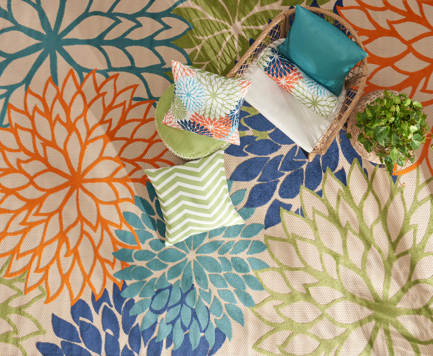 Nourison Rugs Nourison Home   Tropical 8' X 11'    - 099446242730