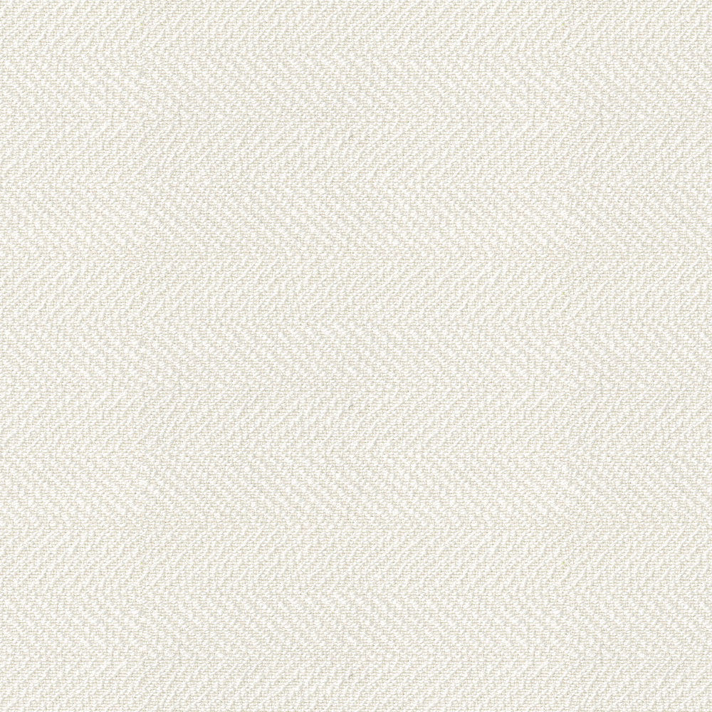 Snow Chevron fabric close-up showing a white chevron pattern woven into fabric.