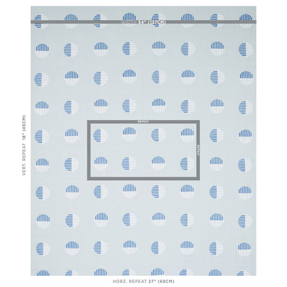 SCHUMACHER  SMITH STREET ANDO HAND BLOCK PRINT PRINTS PRINTS CHAMBRAY   - 180000