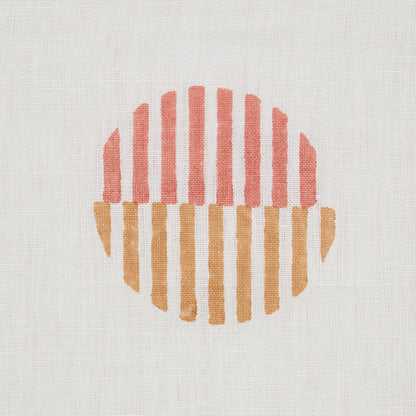 SCHUMACHER  SMITH STREET ANDO HAND BLOCK PRINT PRINTS PRINTS RUST , OCHRE   - 180001