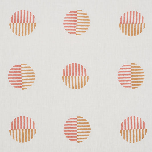 SCHUMACHER  SMITH STREET ANDO HAND BLOCK PRINT PRINTS PRINTS RUST , OCHRE   - 180001