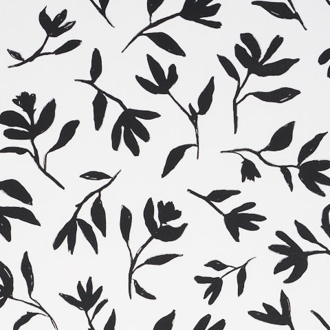 SCHUMACHER  NEW WAVE: BLACK & WHITE LAUREL   Black   - 180011