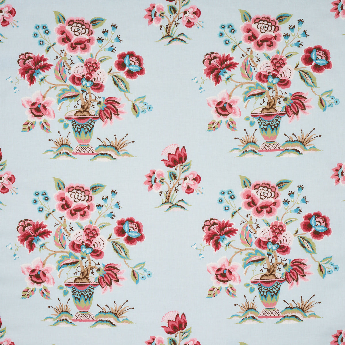 SCHUMACHER  SCHUMACHER CLASSICS ASHFORD LINEN PRINTS PRINTS ROSE AND SKY   - 180040