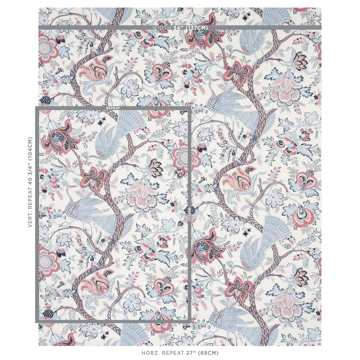 SCHUMACHER  SCHUMACHER CLASSICS AVELINE LINEN PRINTS PRINTS LILAC   - 180050