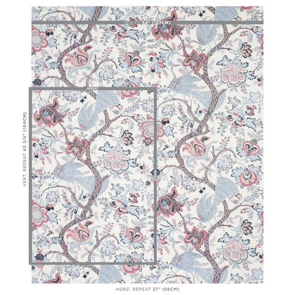 SCHUMACHER  SCHUMACHER CLASSICS AVELINE LINEN PRINTS PRINTS LILAC   - 180050