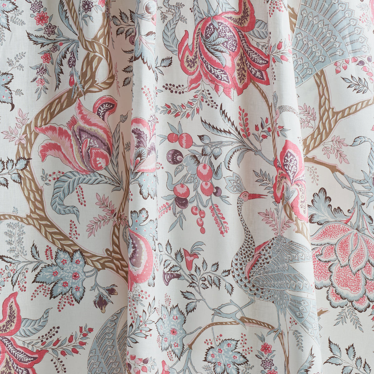 SCHUMACHER FABRIC  SCHUMACHER FABRIC CLASSICS AVELINE LINEN   ROSE   - 180051