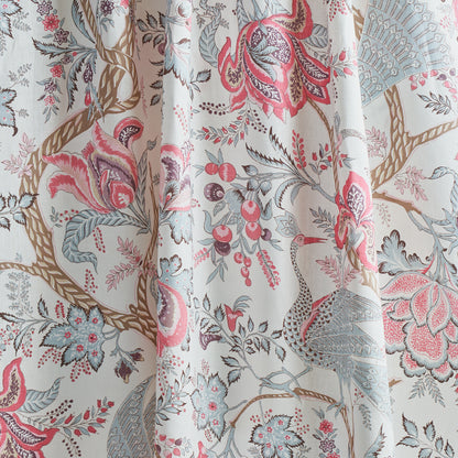 SCHUMACHER FABRIC  SCHUMACHER FABRIC CLASSICS AVELINE LINEN   ROSE   - 180051