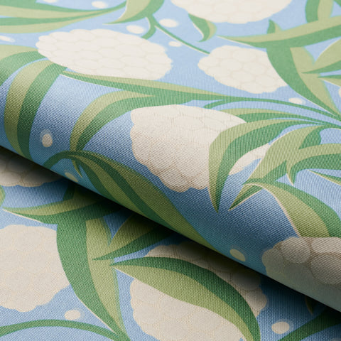 SCHUMACHER  MOON RIVER RUBUS COTTON LINEN   Delft   - 180070