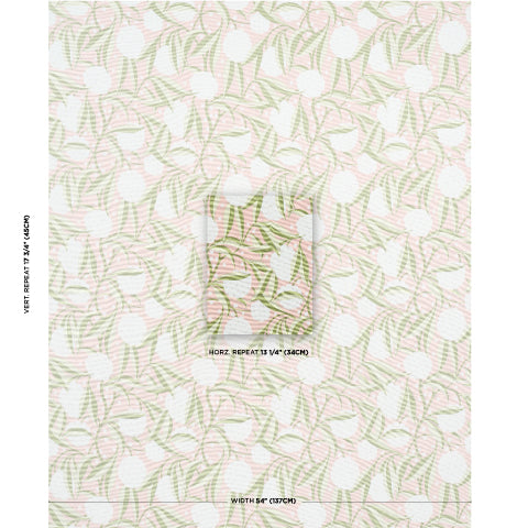 SCHUMACHER  MOON RIVER RUBUS COTTON LINEN   Blush   - 180071