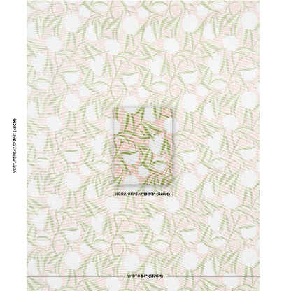 SCHUMACHER  MOON RIVER RUBUS COTTON LINEN   Blush   - 180071