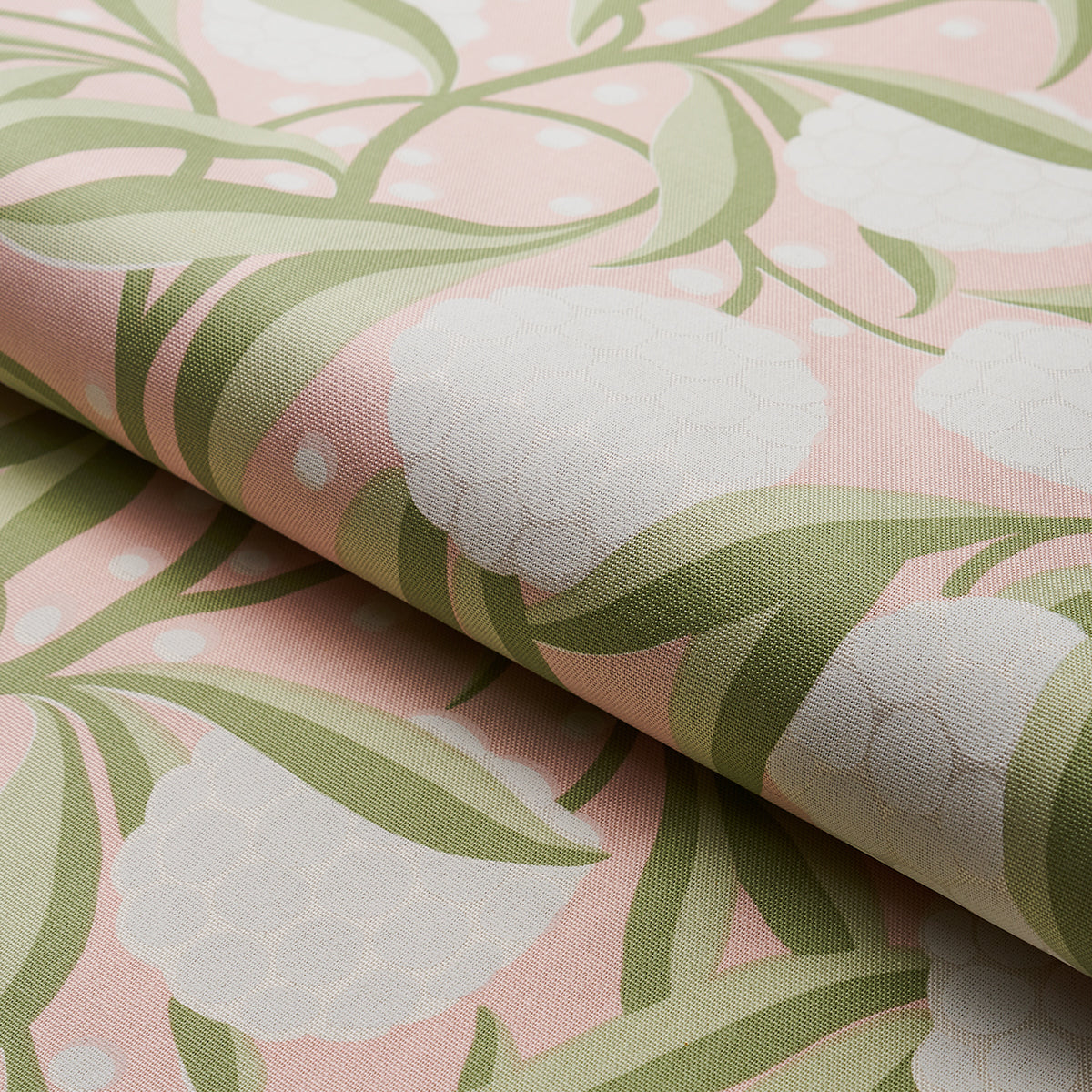 SCHUMACHER  MOON RIVER RUBUS COTTON LINEN   Blush   - 180071