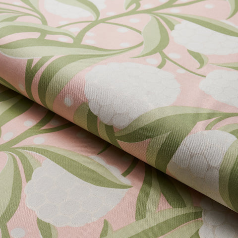 SCHUMACHER  MOON RIVER RUBUS COTTON LINEN   Blush   - 180071