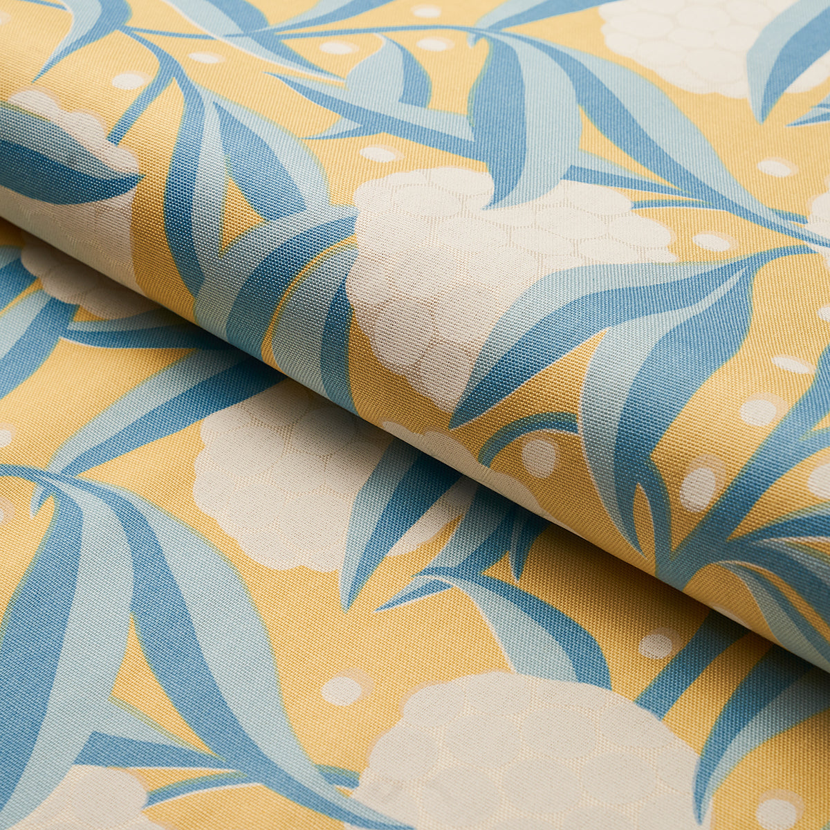 SCHUMACHER  MOON RIVER RUBUS COTTON LINEN   Yellow   - 180072