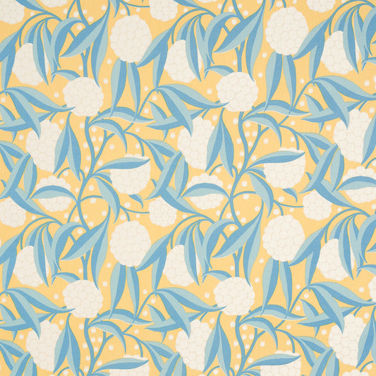SCHUMACHER  MOON RIVER RUBUS COTTON LINEN   Yellow   - 180072