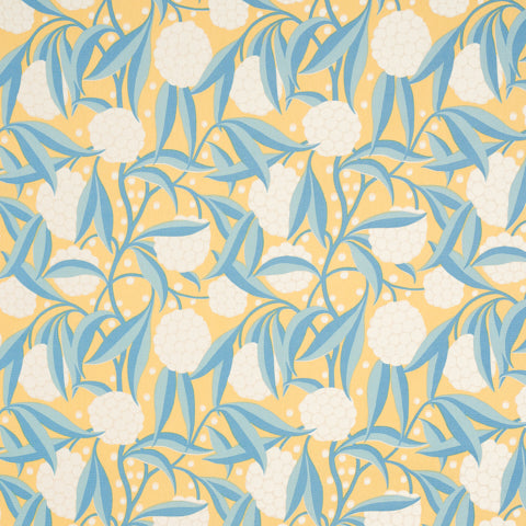 SCHUMACHER  MOON RIVER RUBUS COTTON LINEN   Yellow   - 180072