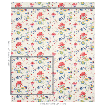 SCHUMACHER  SCHUMACHER CLASSICS VASILY LINEN PRINTS PRINTS MULTI   - 180080