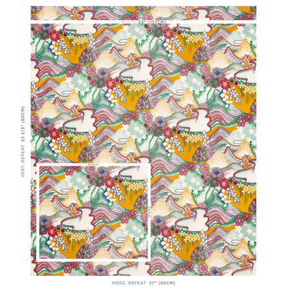 SCHUMACHER  CLEMENTS RIBEIRO DAISY CHAIN PRINTS PRINTS PRIMARY MULTI   - 180130