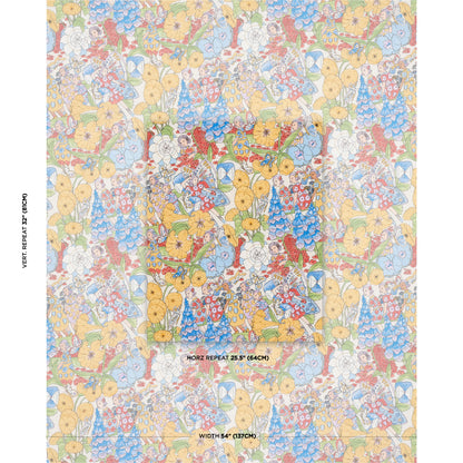 SCHUMACHER  CLEMENTS RIBEIRO FAIRIE GARDEN PRINTS PRINTS YELLOW AND IVORY   - 180140