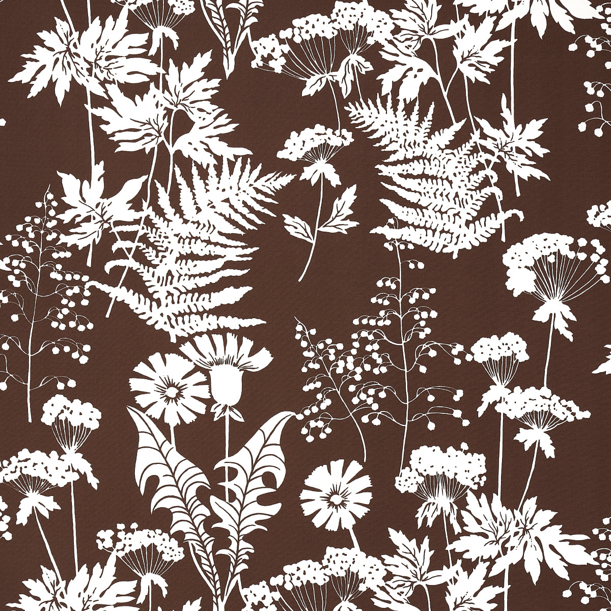 SCHUMACHER  INDOOR/OUTDOOR PRINTS SPRING FLORAL INDOOR/OUTDOOR   Brown   - 180222