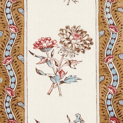 SCHUMACHER  WILLIAMSBURG ARIANA FLORAL STRIPE   Document   - 180240