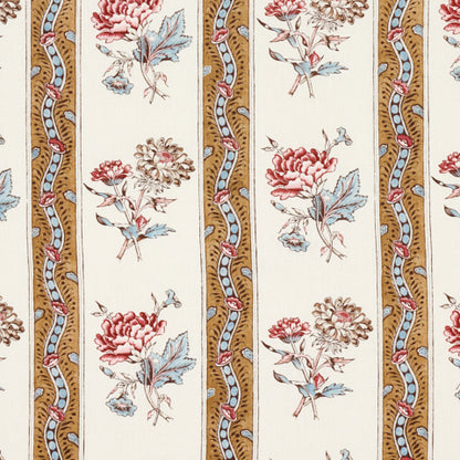 SCHUMACHER  WILLIAMSBURG ARIANA FLORAL STRIPE   Document   - 180240