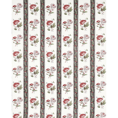 SCHUMACHER  WILLIAMSBURG ARIANA FLORAL STRIPE   Chelsea Garden   - 180242