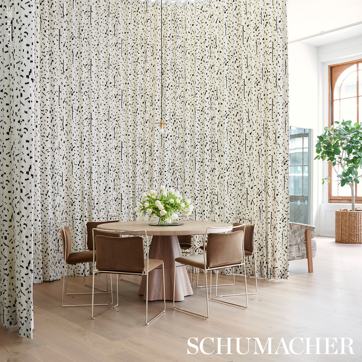 SCHUMACHER  NEW WAVE: BLACK & WHITE BESPOTTED   Black   - 180311
