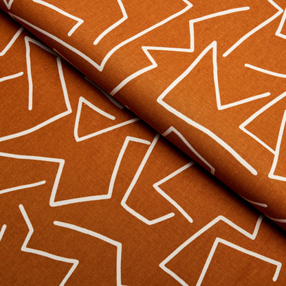 SCHUMACHER  HADIYA WILLIAMS TANGENT PRINT   Saffron   - 180412