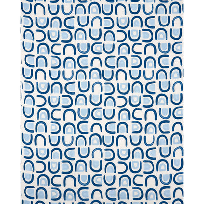 SCHUMACHER  HADIYA WILLIAMS THRESHOLD PRINTED LINEN PRINTS PRINTS LAPIS   - 180422