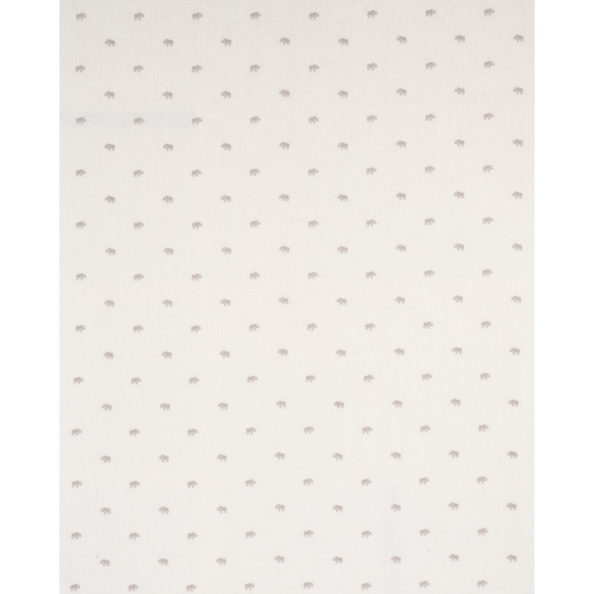 SCHUMACHER  MARIE-CHANTAL Buffalo Embroidered Linen EMBROIDERIES,HIGH PERFORMANCE EMBROIDERIES,HIGH PERFORMANCE IVORY   - 180451