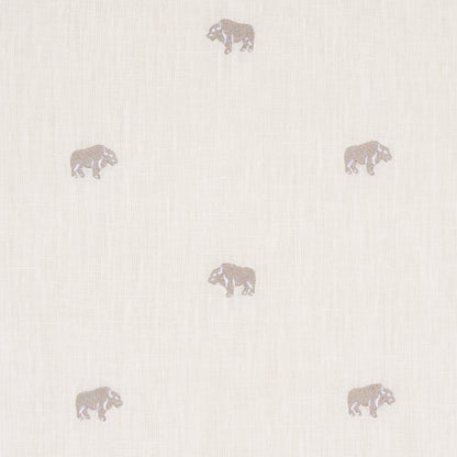 SCHUMACHER  MARIE-CHANTAL Buffalo Embroidered Linen EMBROIDERIES,HIGH PERFORMANCE EMBROIDERIES,HIGH PERFORMANCE IVORY   - 180451