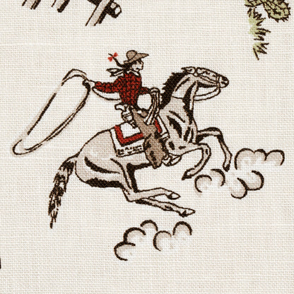 SCHUMACHER  MARIE-CHANTAL WILD WEST PERFORMANCE LINEN PRINTS,HIGH PERFORMANCE PRINTS,HIGH PERFORMANCE CREAM   - 180460