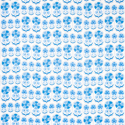 SCHUMACHER  BOHEMIA ANJUNA FLORAL LINEN PRINT PRINTS PRINTS PORCELAIN   - 180481