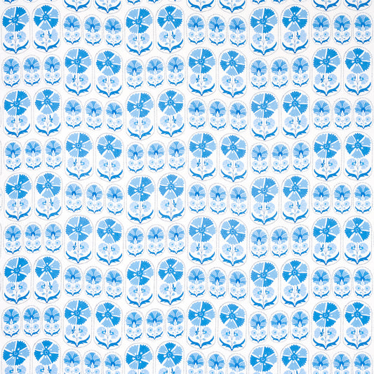 SCHUMACHER  BOHEMIA ANJUNA FLORAL LINEN PRINT PRINTS PRINTS PORCELAIN   - 180481