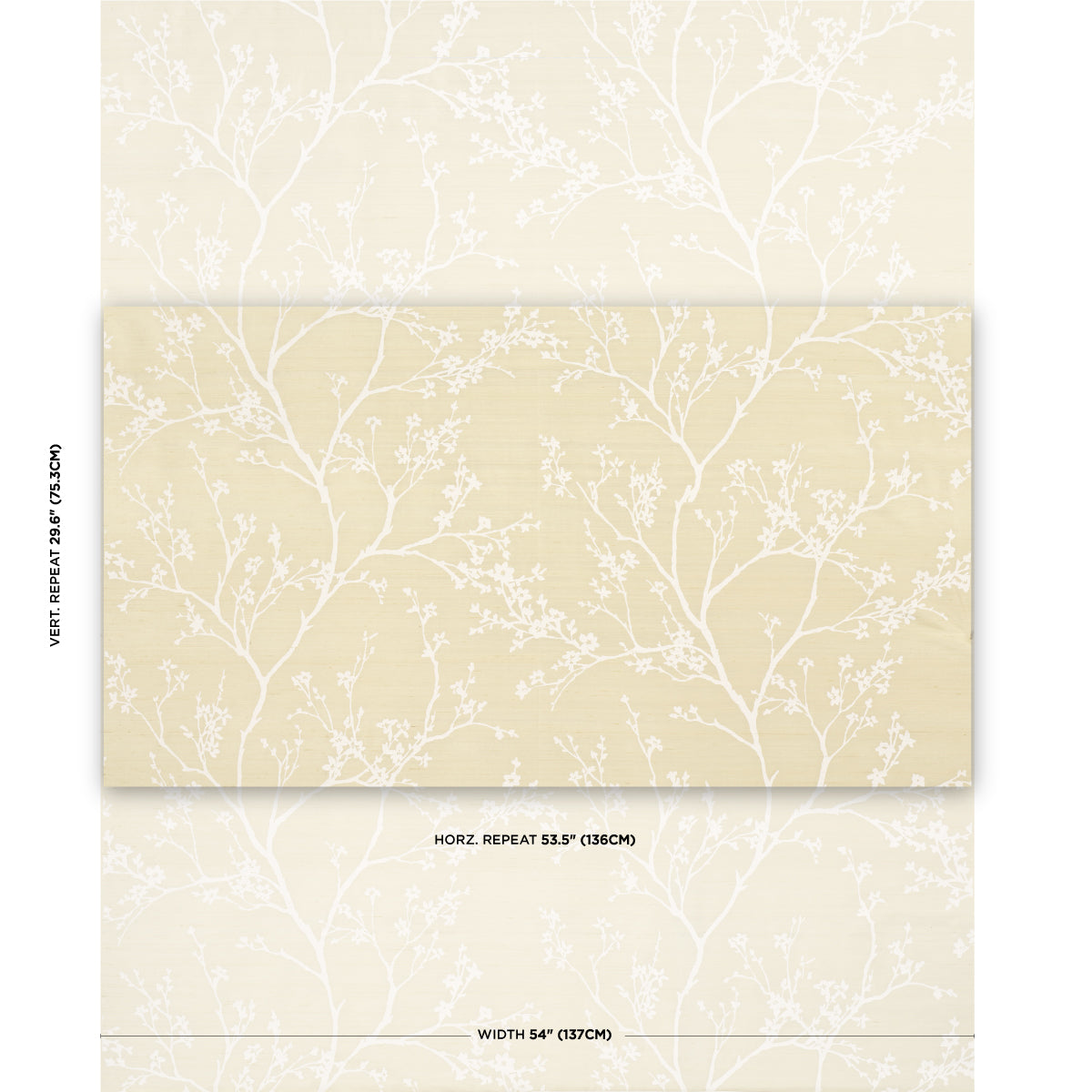 SCHUMACHER  MOON RIVER TWIGGY SILK SILKS & SATIN SILKS & SATIN CHAMPAGNE   - 180501