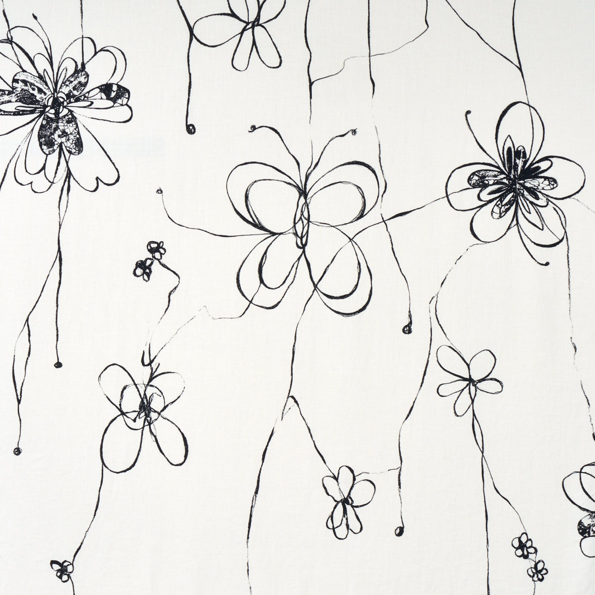 SCHUMACHER  HERA FORD COME BACK AS A FLOWER PRINTS PRINTS SOFT BLACK   - 180520