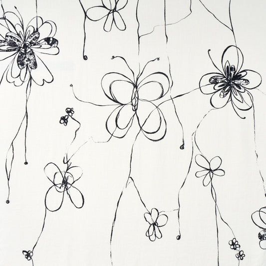 SCHUMACHER  HERA FORD COME BACK AS A FLOWER PRINTS PRINTS SOFT BLACK   - 180520