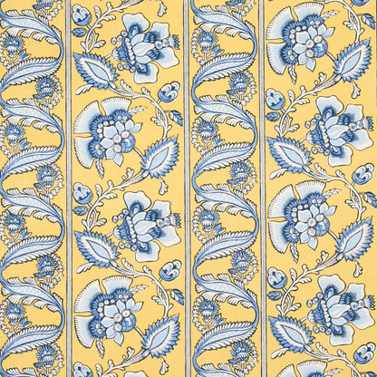 SCHUMACHER  NEW TRADITIONAL: PROVEN??AL MARIELLE VINE PRINTS PRINTS YELLOW , DELFT   - 180532