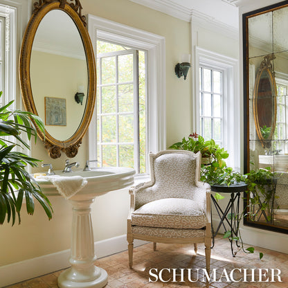 SCHUMACHER FABRIC  NEW TRADITIONAL: PROVEN?????AL ZOELIE   NATURAL   - 180551