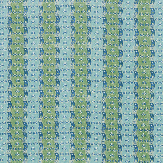 SCHUMACHER  NEW TRADITIONAL: PROVEN??AL OTTILIE STRIPE PRINTS PRINTS GREEN   - 180561