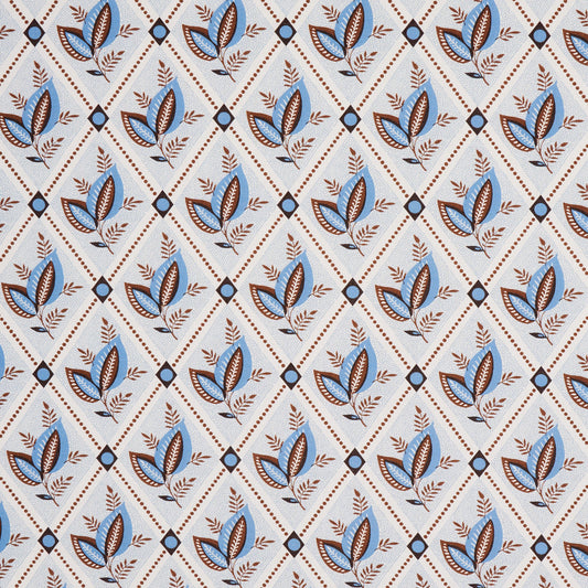 SCHUMACHER  NEW TRADITIONAL: PROVEN??AL BASILE TRELLIS PRINTS PRINTS DELFT , SEPIA   - 180573