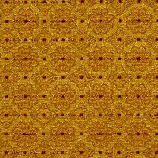 Robert Allen Flower Center | Cashew  Upholstery     - 180583